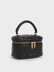 Arwen Quilted Top Handle Vanity Bag