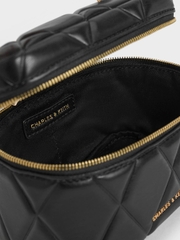 Arwen Quilted Top Handle Vanity Bag