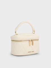 Arwen Quilted Top Handle Vanity Bag