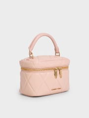 Arwen Quilted Top Handle Vanity Bag