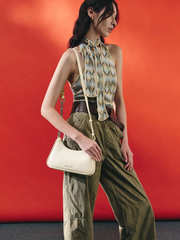 Lane Chain-Link Shoulder Bag