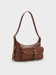 Bryna Belted Hobo Mini Drawstring Bag