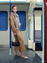 Bryna Belted Hobo Mini Drawstring Bag