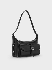 Bryna Belted Hobo Mini Drawstring Bag