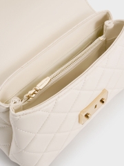 Alva Quilted Top Handle Bag