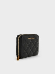 Alva Quilted Zip-Around Wallet