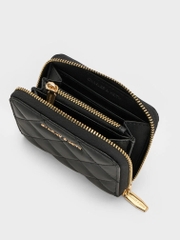 Alva Quilted Zip-Around Wallet