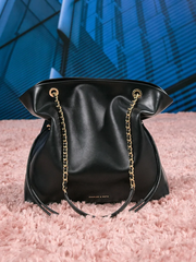 Arya Braided-Strap Double-Handle Tote Bag