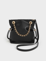 Arya Braided-Strap Double-Handle Crossbody Bag