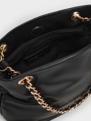 Arya Braided-Strap Double-Handle Crossbody Bag