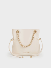 Arya Braided-Strap Double-Handle Crossbody Bag