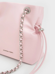 Arya Braided-Strap Double-Handle Crossbody Bag