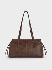 Noane Elongated-Handle Shoulder Bag
