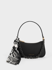 Alcott Scarf Chain-Link Shoulder Bag