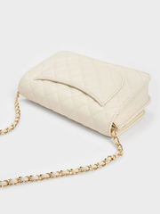Cressida Quilted Push-Lock Clutch