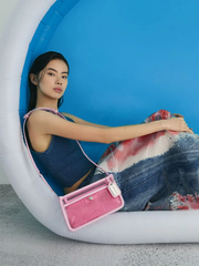 Norah See-Through Mesh Shoulder Bag