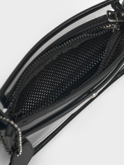 Norah See-Through Mesh Shoulder Bag