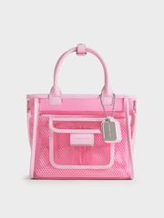 Noah See-Through Mesh Tote Bag