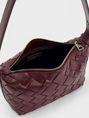 Ivette Woven Shoulder Bag