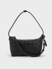 Ivette Woven Shoulder Bag