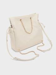 Duo Quilted Braided-Strap Drawstring Two-Way Backpack