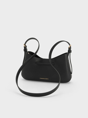 Mila Recycled Suede Shoulder Bag