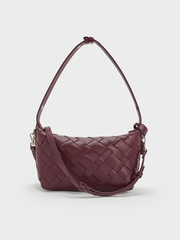 Ivette Woven Shoulder Bag