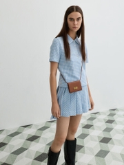 Edna Turn-Lock Knotted-Strap Wallet