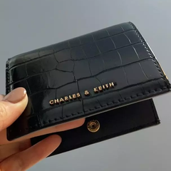 Croc-Effect Small Wallet