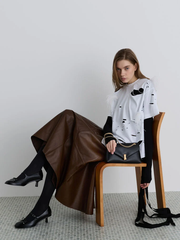 Lilibet Recycled Suede Chain-Strap Bag