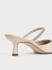 Ambrosia Pointed Toe High Heel Mules