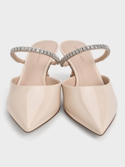 Ambrosia Pointed Toe High Heel Mules