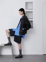 Tweed Flower-Embellished Mary Janes