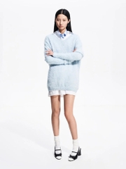 Two-Tone Bow Slingback Pumps