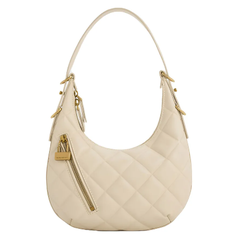 CNK Swing Padlock Quilted Crescent Bag