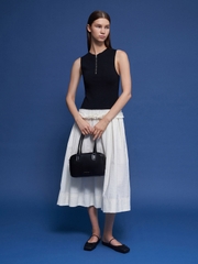 Bow Square-Toe Ballet Mules