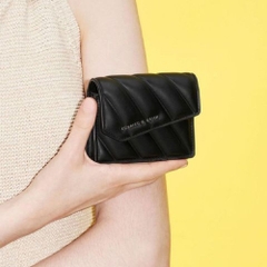 Asymmetric Flap Panelled Wallet