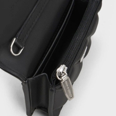 Asymmetric Flap Panelled Wallet