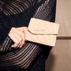 Asymmetric Flap Panelled Wallet