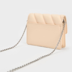 Asymmetric Flap Panelled Wallet