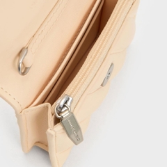 Asymmetric Flap Panelled Wallet