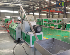 Dây chuyền sản xuất tấm  cửa gỗ nhựa PVC