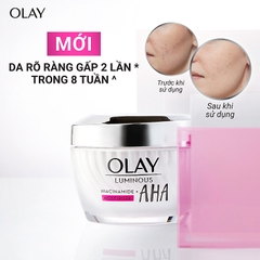 OLAY Luminous Kem Dưỡng Da Serum Niacinamide, Niacinamide + AHA Dưỡng Trắng Da Ngừa Thâm Nám 30g/50g
