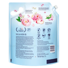 Nước xả vải Downy Xuân Hàn Quốc hương hoa & trái cây