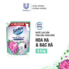 Sunlight Nước Lau Sàn Tinh Dầu Thảo Mộc - Túi 3.6 Kg