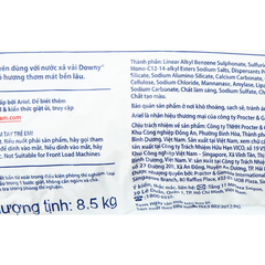 Ariel Bột Giặt Chuyên Dụng Sạch Hoàn Hảo Khử Mùi Hôi Cho Giặt Sấy Dân Sinh 8.5kg