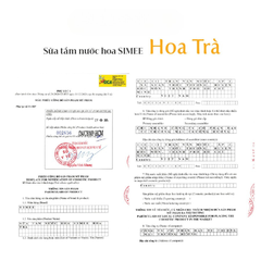 Sữa tắm hương nước hoa SiMee Hương Hoa Trà