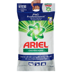 Ariel Bột Giặt Chuyên Dụng Sạch Hoàn Hảo Khử Mùi Hôi Cho Giặt Sấy Dân Sinh 8.5kg