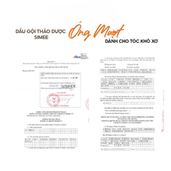 Dầu gội thảo dược Simee Óng mượt Dành cho tóc khô xơ