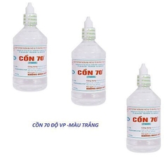 Cồn 70 Độ VP chai/lọ 500ml Màu trắng
